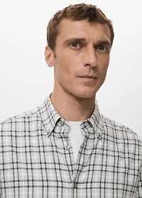 Regular Fit Plaid Flannel Shirt