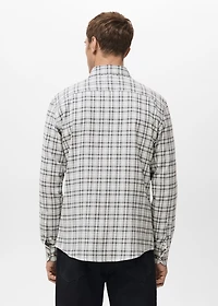 Regular Fit Plaid Flannel Shirt