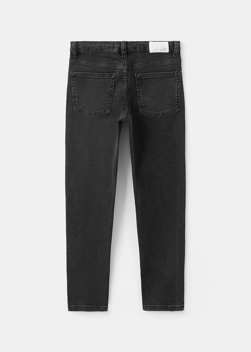Mid-rise slim-fit jeans