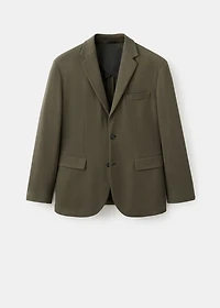 Slim-fit textured jacket