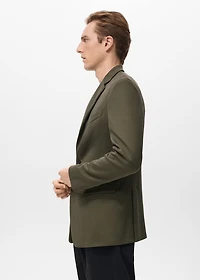 Slim-fit textured jacket