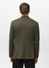 Slim-fit textured jacket