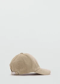 Corduroy cap