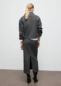 Opening pencil skirt