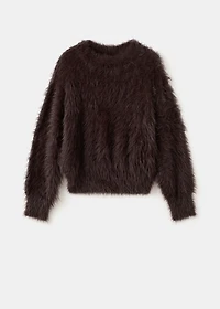 Faux-fur sweater