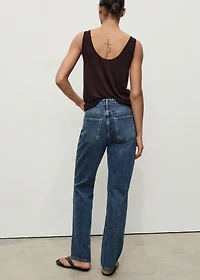 Matilda high-rise straight jeans