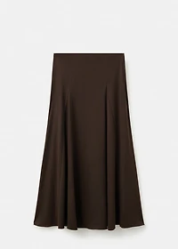 A-line skirt with godets