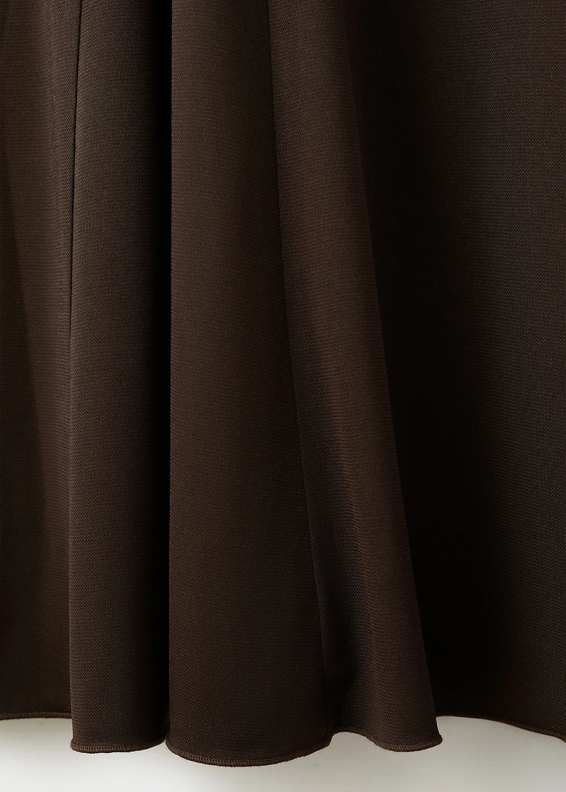 A-line skirt with godets