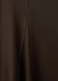 A-line skirt with godets