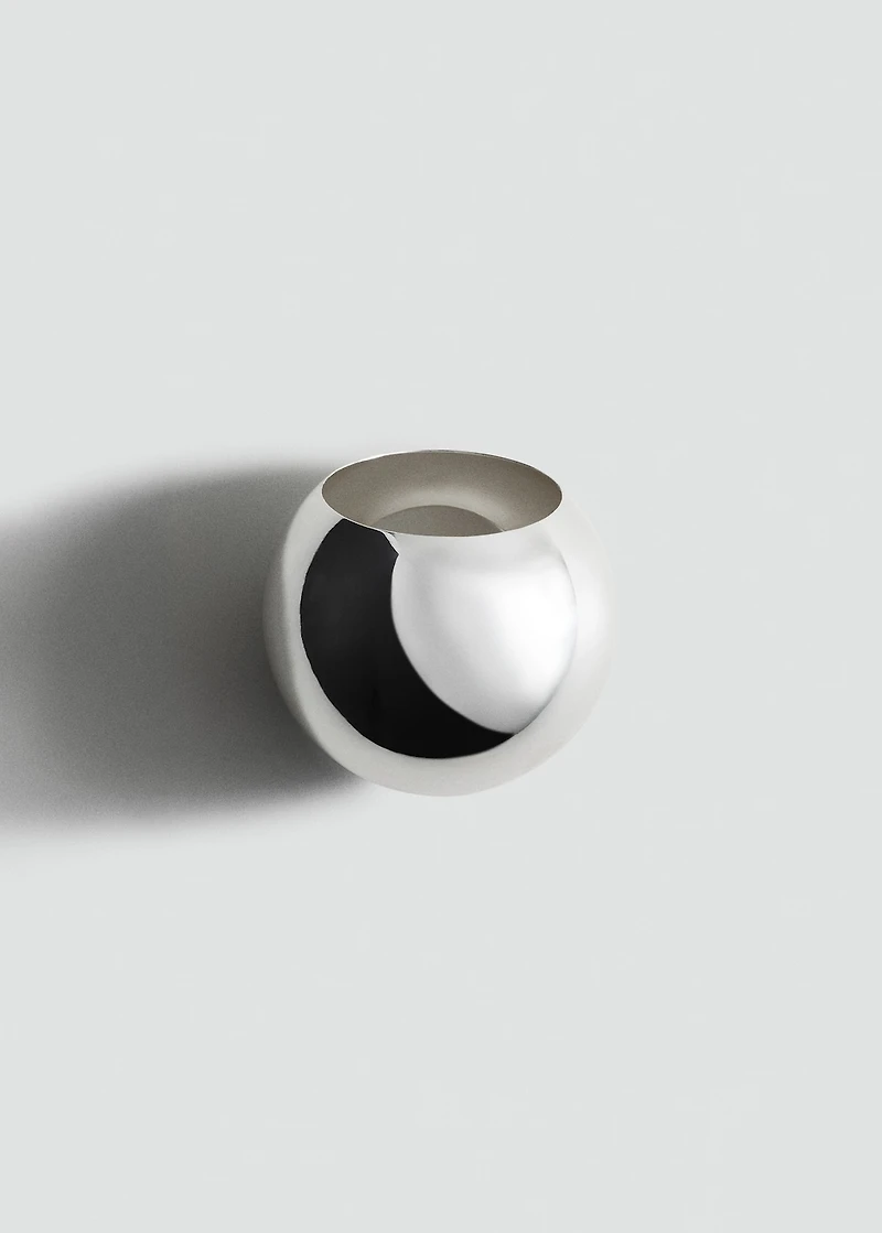 Oval rigid stainless steel bangle