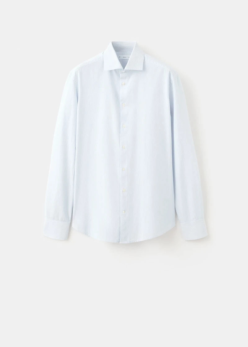 Classic-fit striped shirt