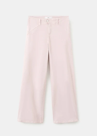 Low-waist jeans with seams