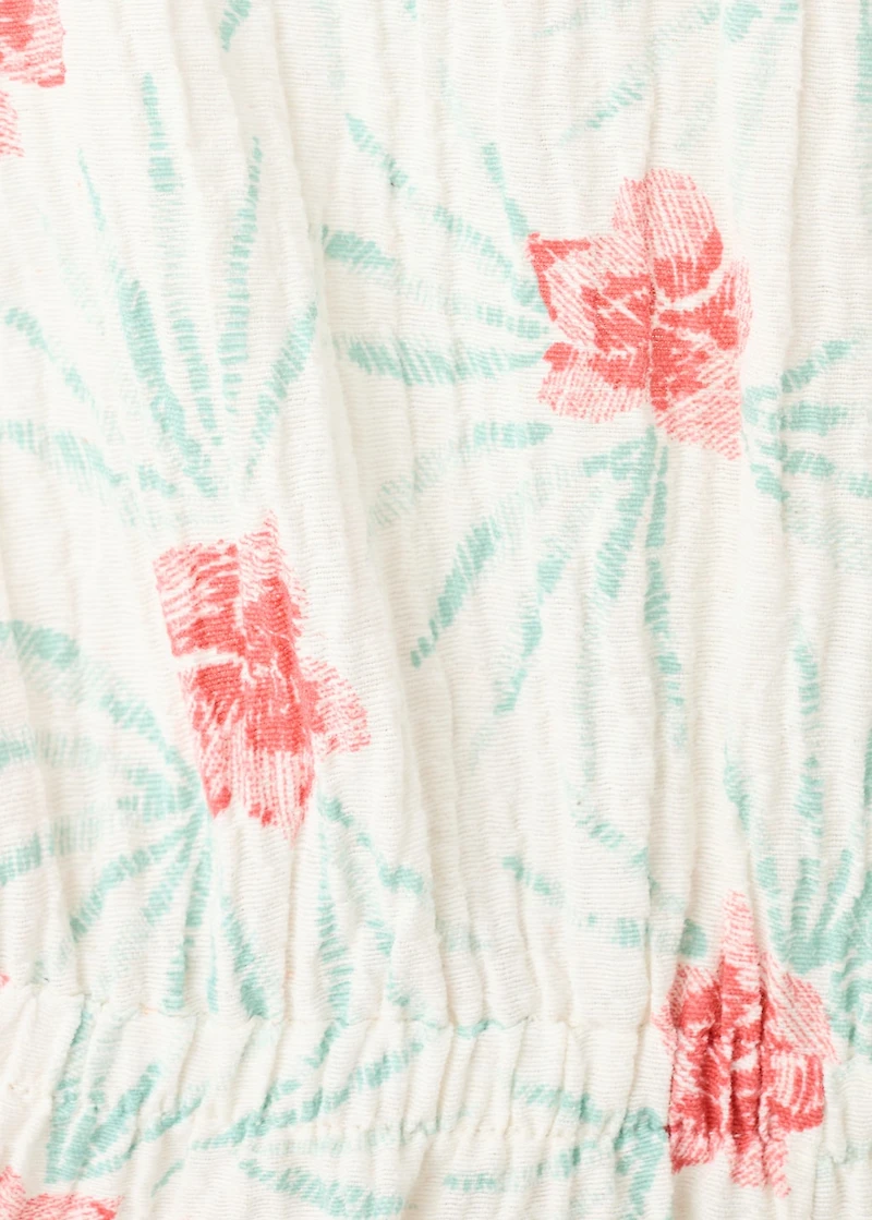 Printed short jumpsuit