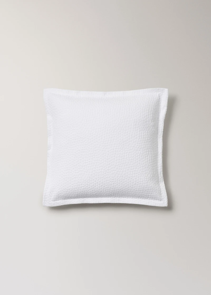 Jacquard cotton textured cushion cover 50x50 cm