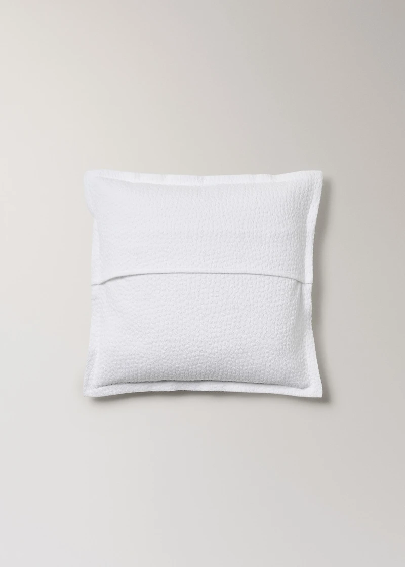 Jacquard cotton textured cushion cover 50x50 cm