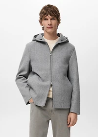 Cloth hooded jacket