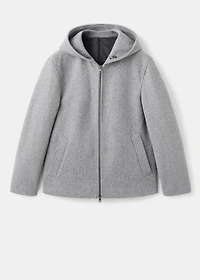 Cloth hooded jacket