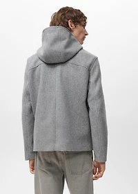 Cloth hooded jacket