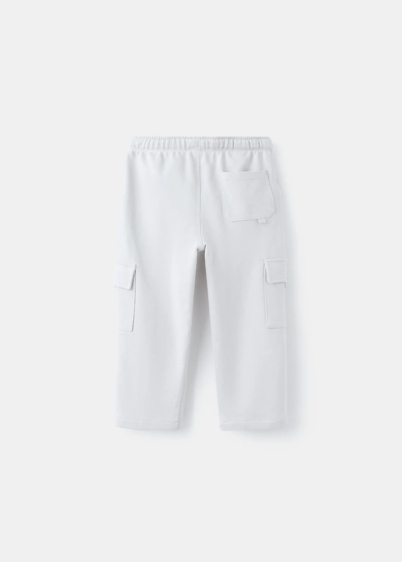 Cotton cargo joggers