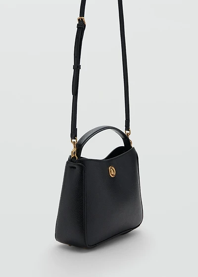 Small bucket bag with metal detail