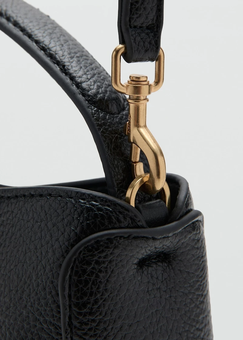 Small bucket bag with metal detail