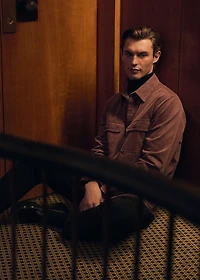 Corduroy overshirt with pockets