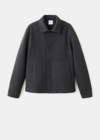 Regular fit flannel overshirt