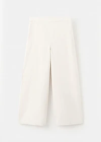 Linen-blend pants
