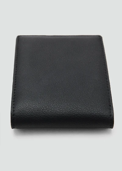 Wallet with embossed effect
