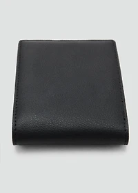 Wallet with embossed effect