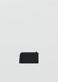 Faux-leather purse