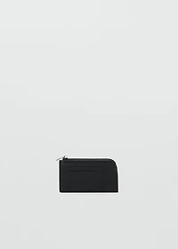 Faux-leather purse