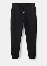 Cotton joggers with elastic waist