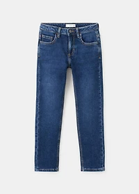 Mid-rise slim-fit jeans
