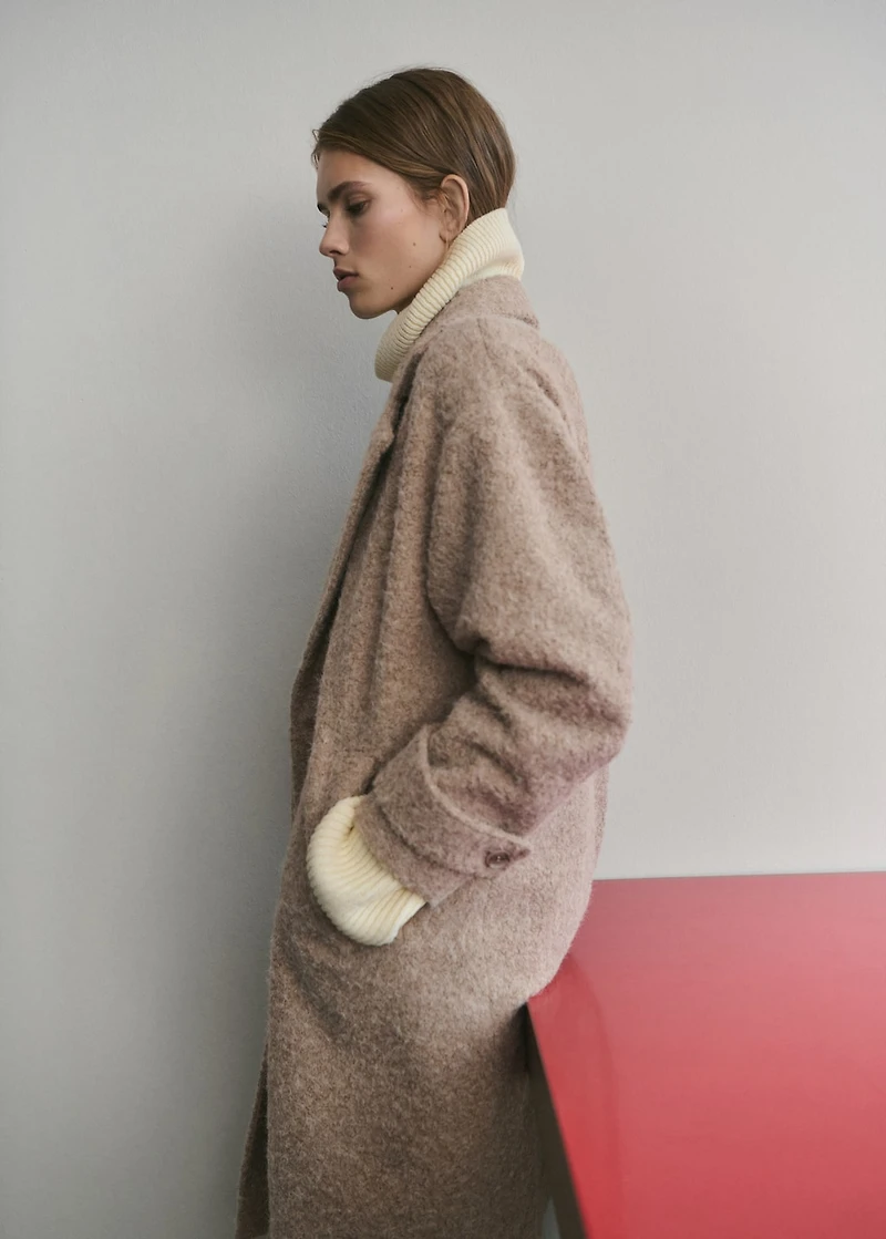 Lapels bouclé coat
