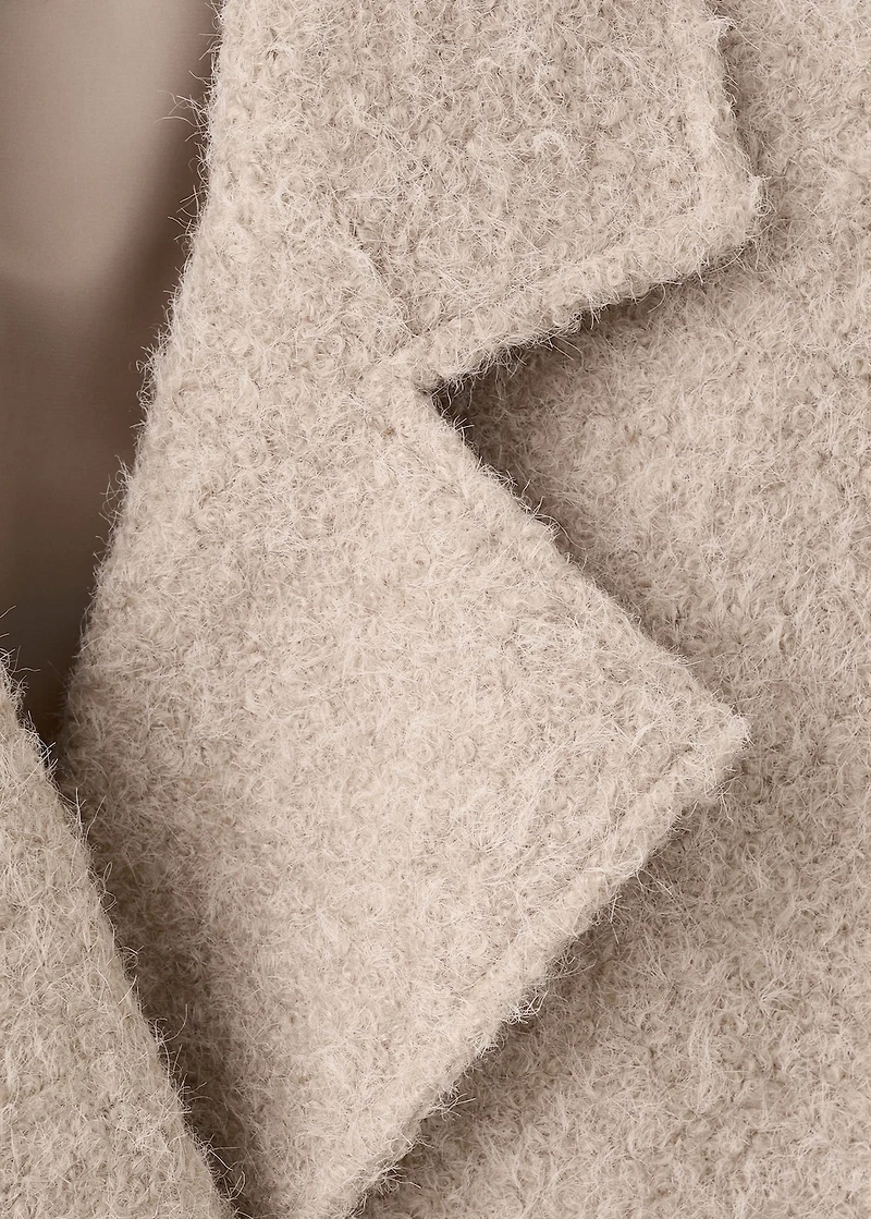 Lapels bouclé coat