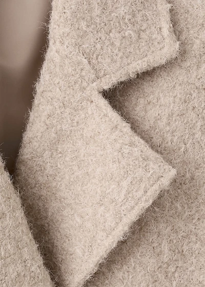 Lapels bouclé coat