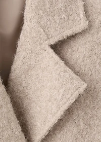 Lapels bouclé coat