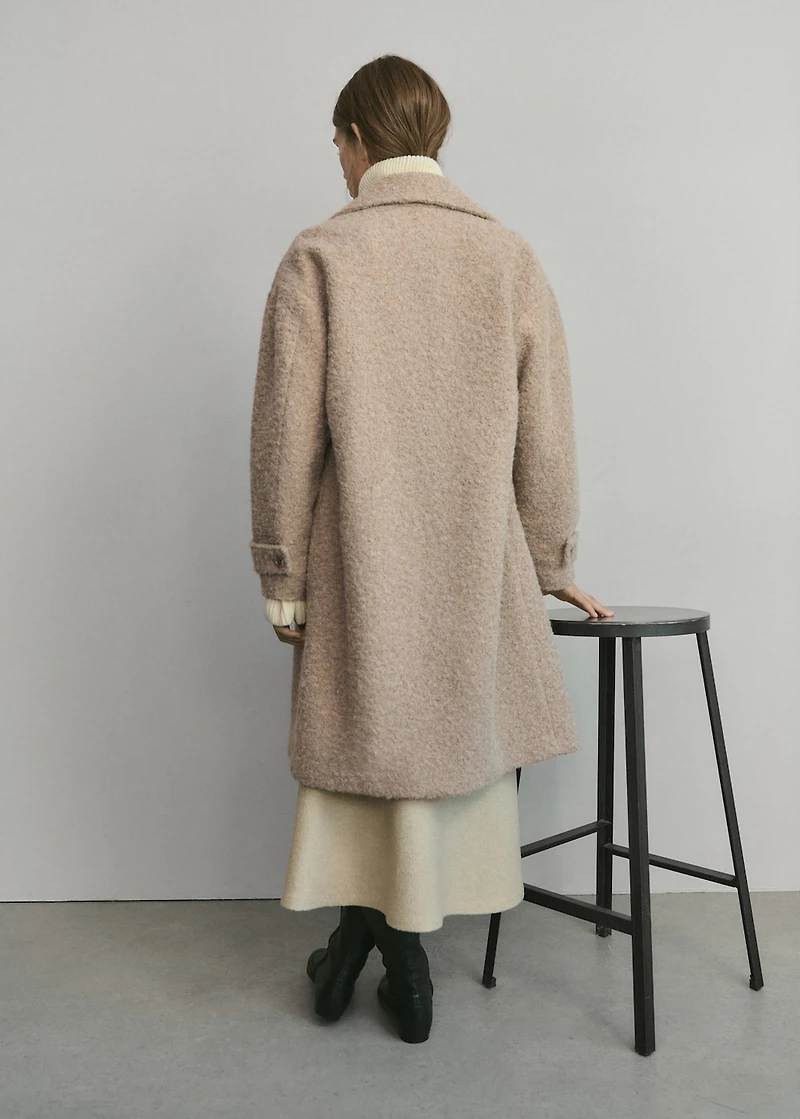Lapels bouclé coat