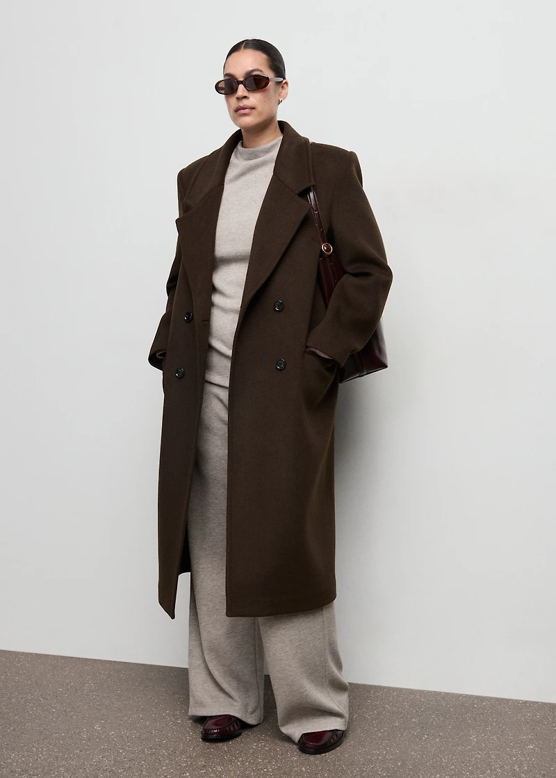 Fine-knit perkins-neck sweatshirt