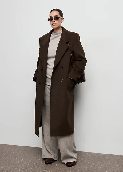 Fine-knit perkins-neck sweatshirt