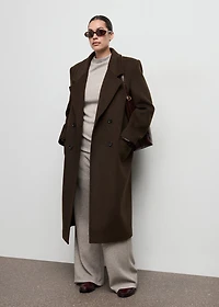 Fine-knit perkins-neck sweatshirt