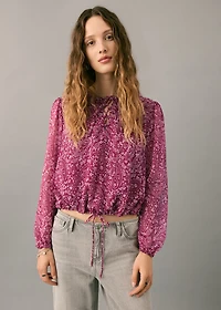 Paisley print blouse