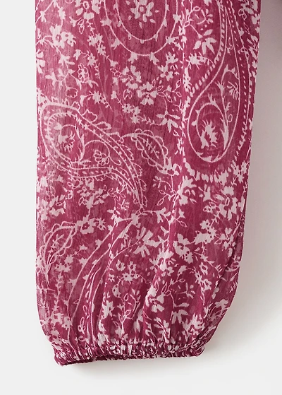 Paisley print blouse