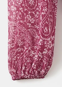 Paisley print blouse