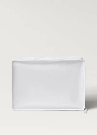 Organising box with embroidered details