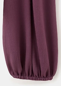 Ruched flowing blouse