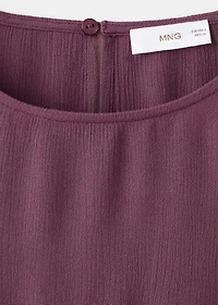 Ruched flowing blouse