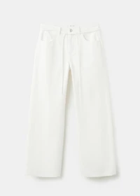 Straight jeans with drawstring