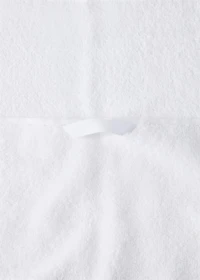 Children's bath towel with embroidered stars